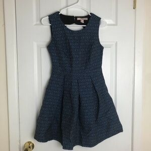 Forever 21 Blue Geometric Contemporary Mini Dress Women Size S